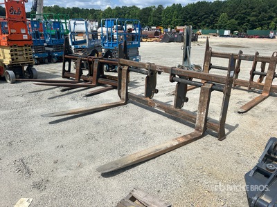 72 in Q/C Wheel Loader Forks - Fits John Deere 624K