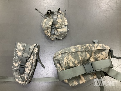 (138) General Purpose Canteen Pouches, (69) Waist Packs & Assorted Items