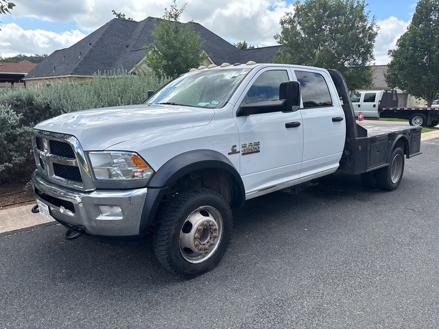 2014 Ram 4500 4x4 Crew Cab Flatbed Truck (Inoperable)