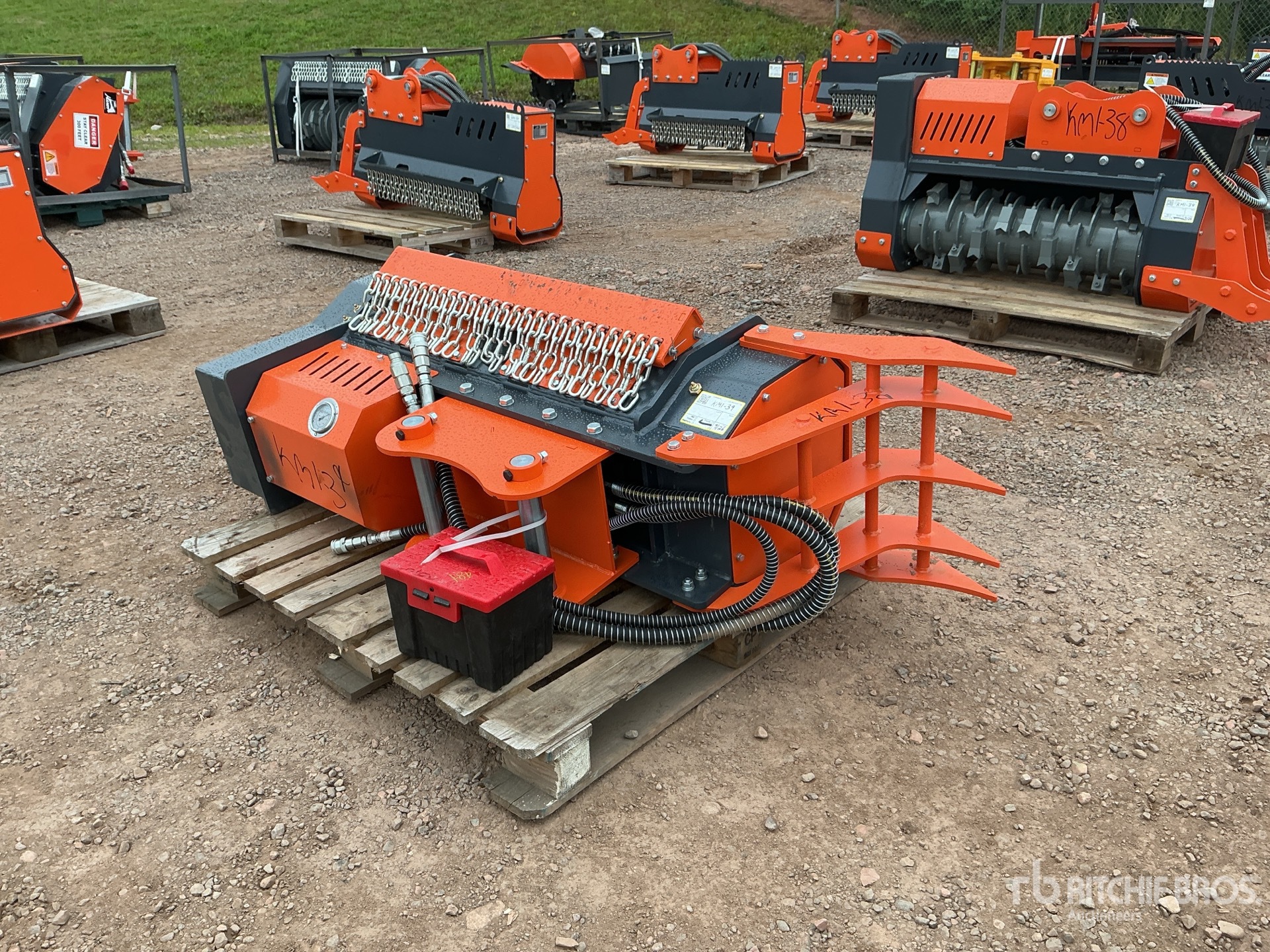 2026 Hard Farm HFEDM36S 36 in Excavator Mulcher - Fits Cat 306/307 (Unused)