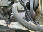 Engine with A/C Compressor