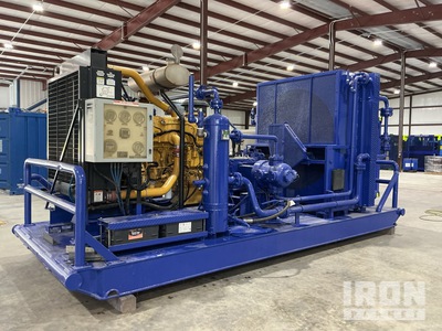 2012 Keystone Drill Ariel JGJ-2 Booster 2500 cfm Skid-Mounted JGJ-2 Booster Housed on Roll-off Skid Booster-compressor