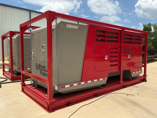 2013 Sullivan Palatek D1150XHAF 1150 cfm Skid-Mounted Air Compressor