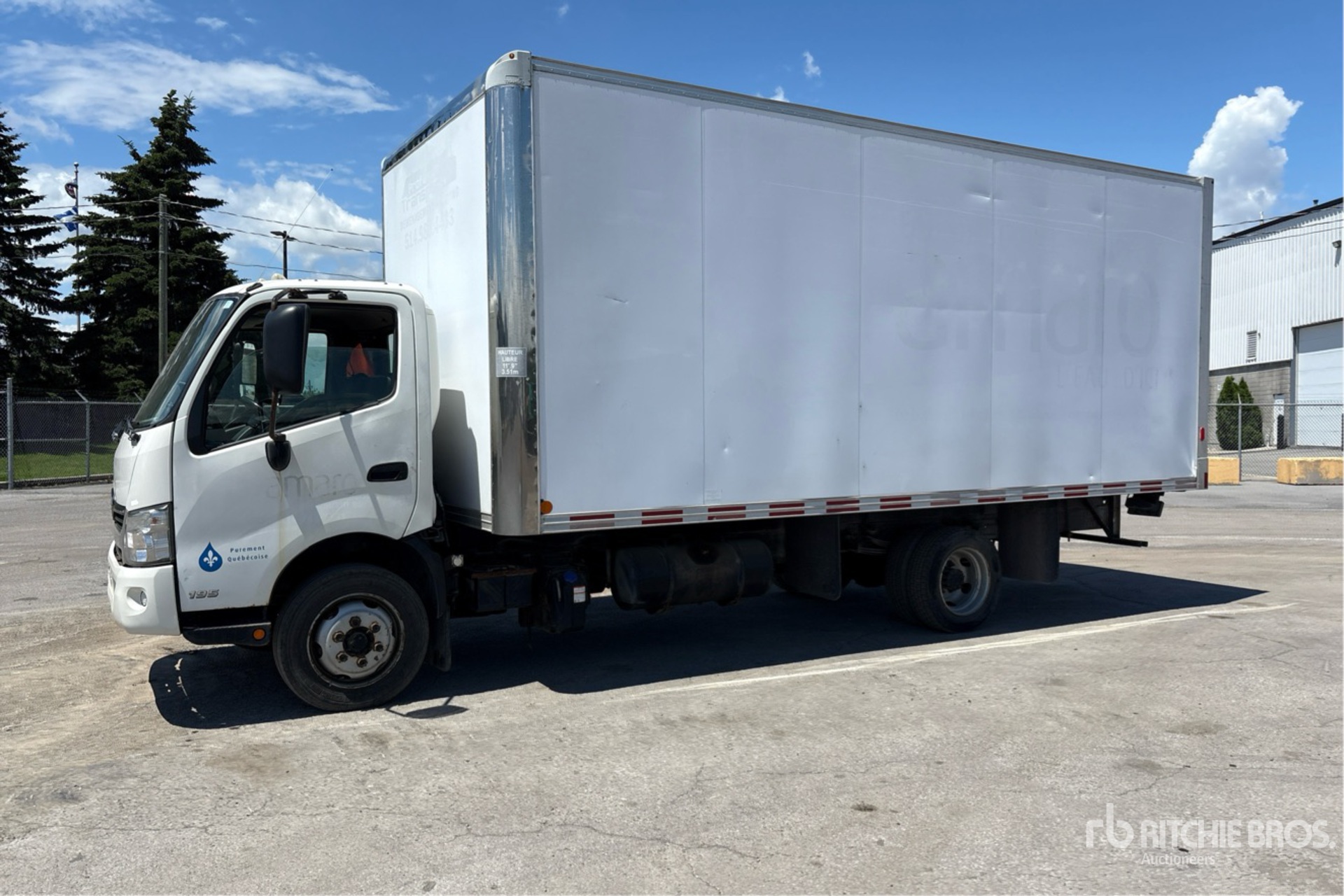 2013 Hino 195 Van Truck