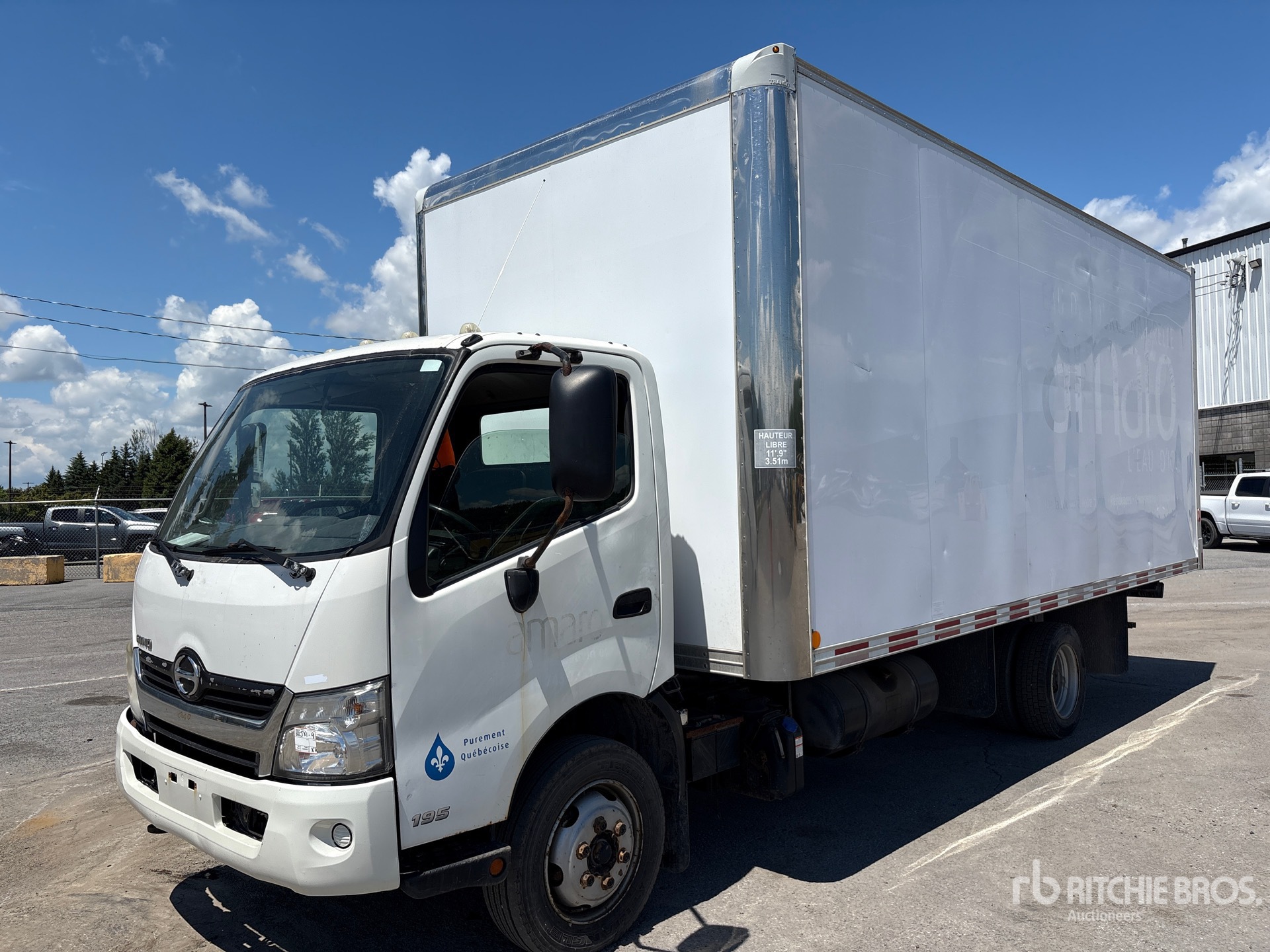 2013 Hino 195 Van Truck