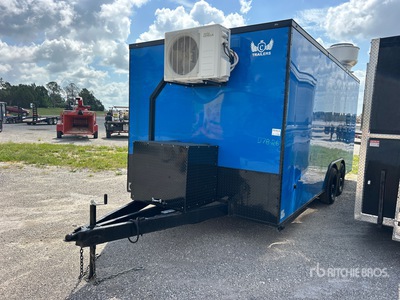 2025 C Trailers 8.5x18TA 18 ft T/A Remolque de Comida