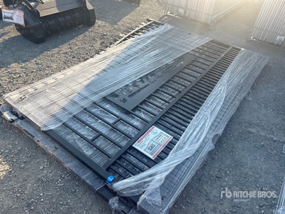 2026 SUNTOP S0720-1 20 ft Wrought Iron Bi-Parting Oprit Poort (Unused)