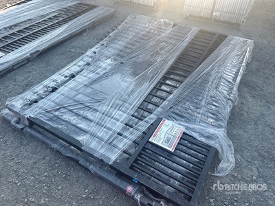 2026 SUNTOP S0720-1 20 ft Wrought Iron Bi-Parting Oprit Poort (Unused)
