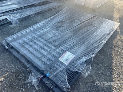 2026 SUNTOP S0720-1 20 ft Wrought Iron Bi-Parting Oprit Poort (Unused)
