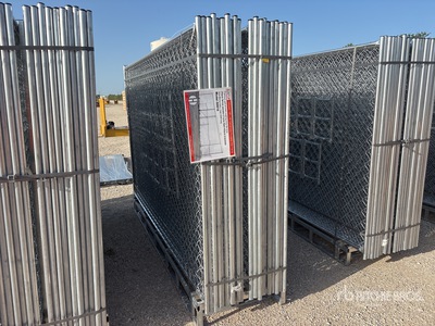 Quantity of (20) 2026 SUNTOP S0610-32 10 ft x 6 ft Chain Link Temporary Site Fence (Unused)