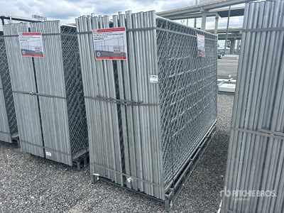 Quantity of (32) 2026 SUNTOP S0610-32 10 ft x 6 ft Chain Link Temporary Site Fence (Unused)