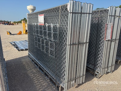 Quantity of (20) 2026 SUNTOP S0610 10 ft x 6 ft Chain Link Temporary Site Fence (Unused)
