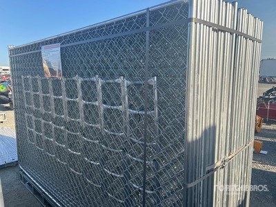 Quantity of (32) 2026 SUNTOP S0610-32 10 ft x 6 ft Chain Link Temporary Valla (Unused)