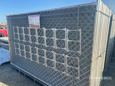 Quantity of (32) 2026 SUNTOP S0610-32 10 ft x 6 ft Chain Link Temporary Valla (Unused)