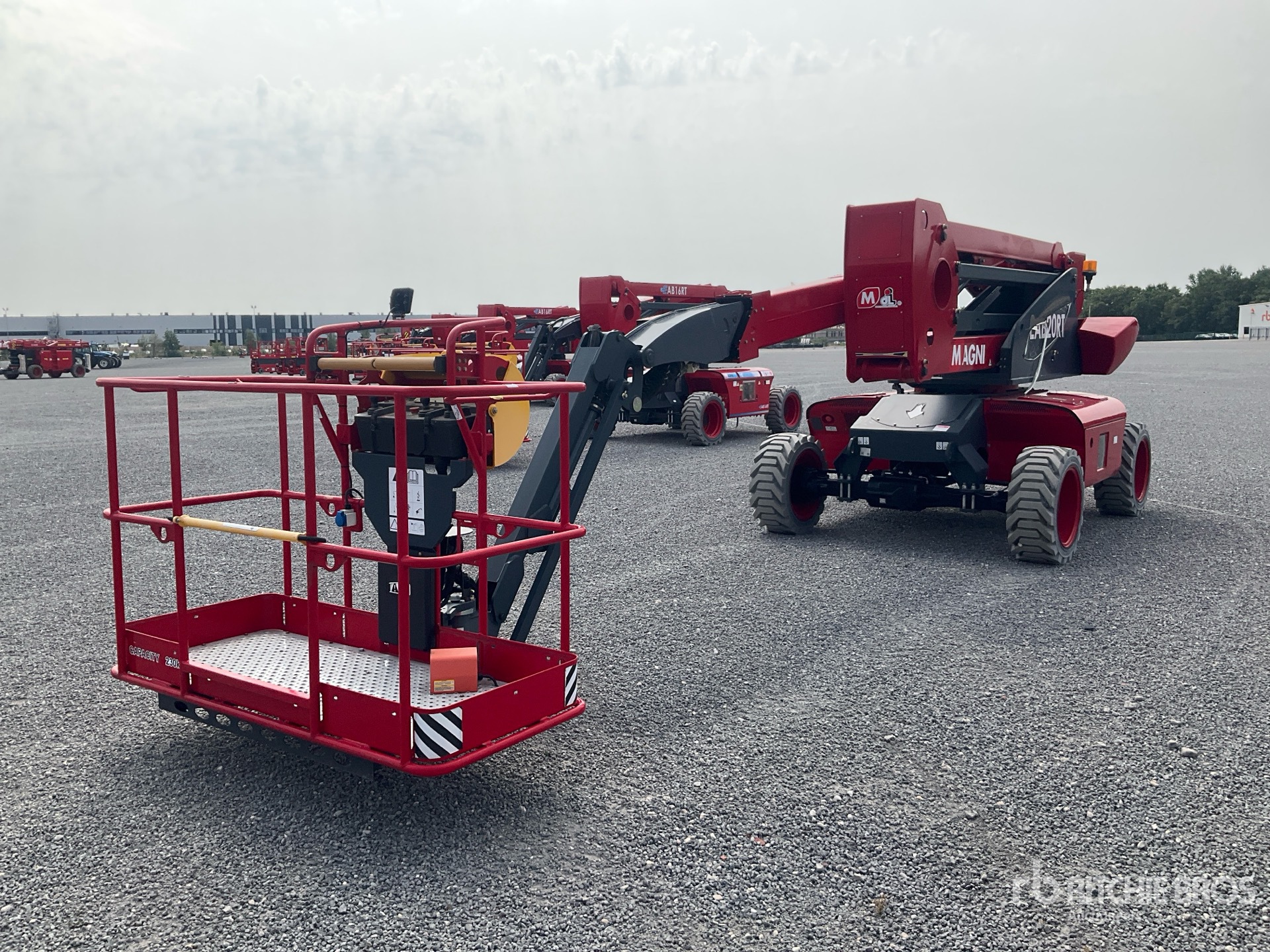 2024 Magni EAB20RT 4WD Electric Articulating Boom Lift (Unused)