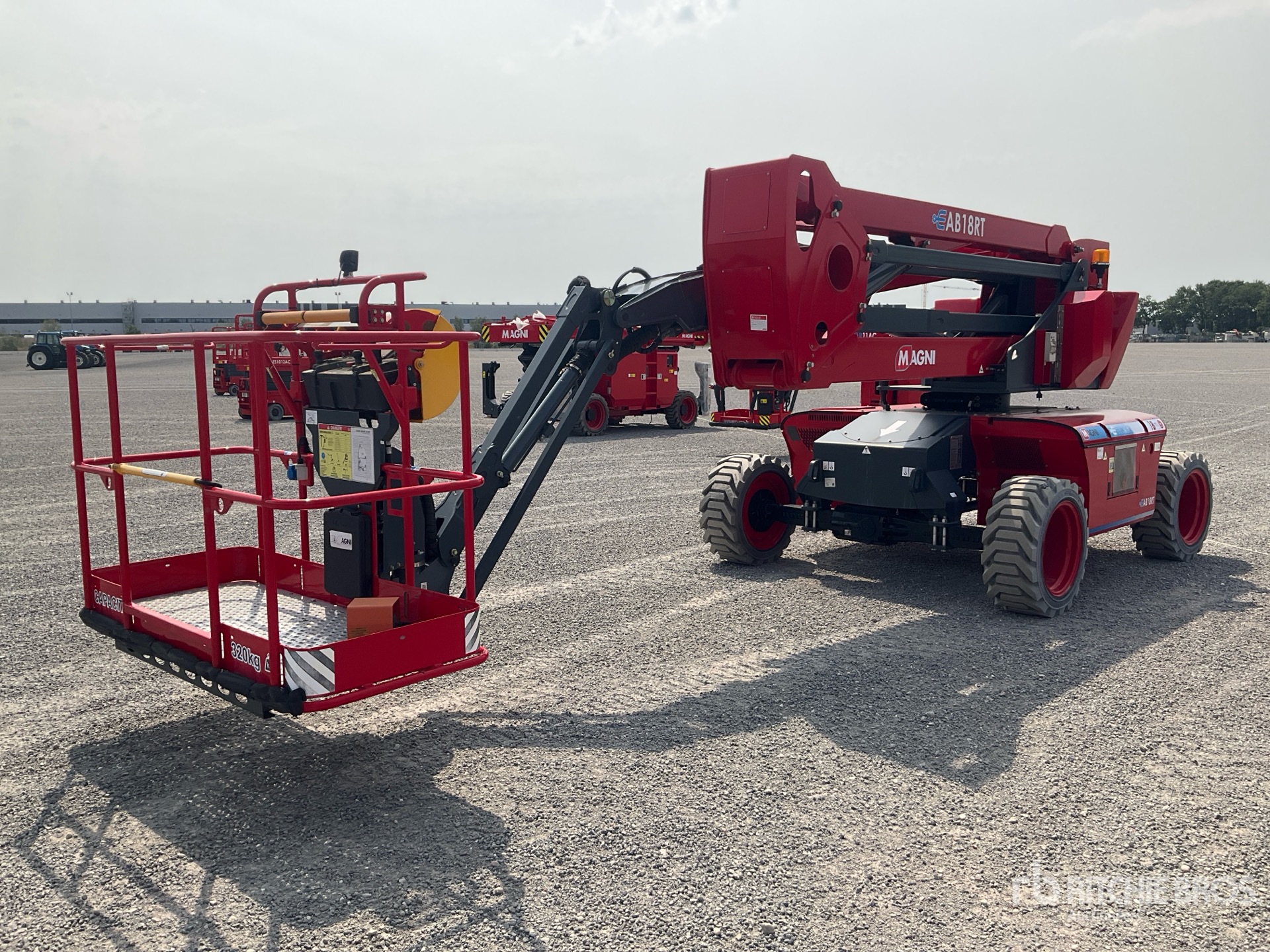 2025 Magni EAB18RT.1 2WS 4WD Electric Articulating Boom Lift (Unused)