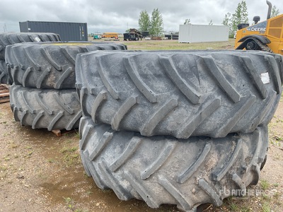Quantity of (4) BKT 620/70R46 620/70R46 Tires - Fits John Deere R4044