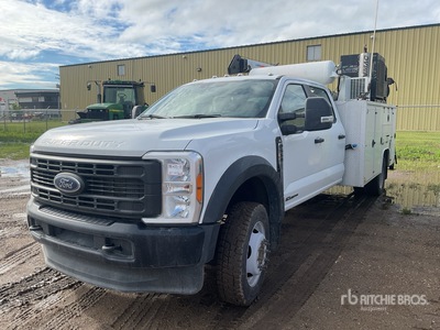 2023 Ford F550XL 4x4 Crew Cab Service Truck
