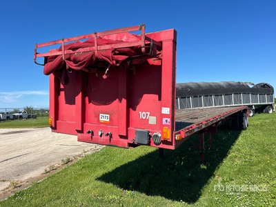 2004 Transcraft 45 ft T/A Flatbed Trailer