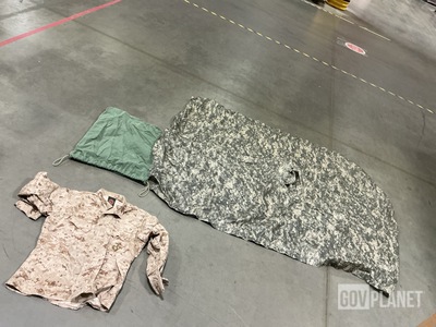 (15) Marpat Blouses, (9) Wet Weather Ponchos & Assorted Items