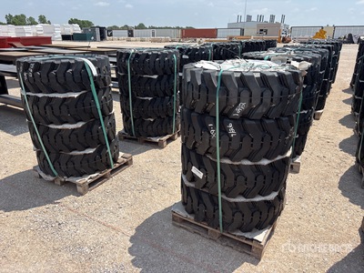 Quantity of (12) Pallets of 32x11 Solid/Aperature Holes, RH Tires