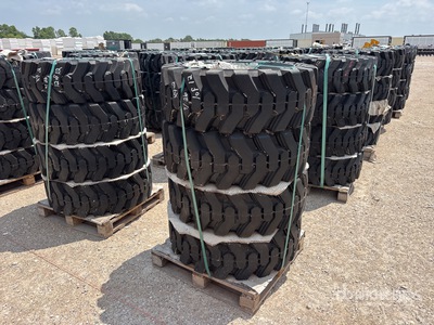 Quantity of (12) Pallets of 32x11 Solid w/Aperture Holes, RH Tires