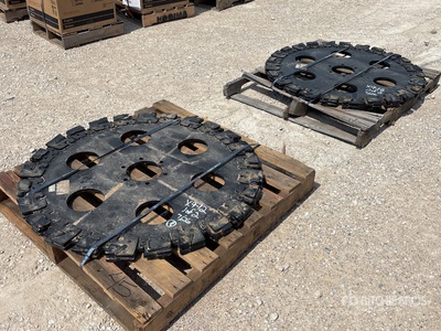 Quantity of (2) 43 in Rock Saw Blades