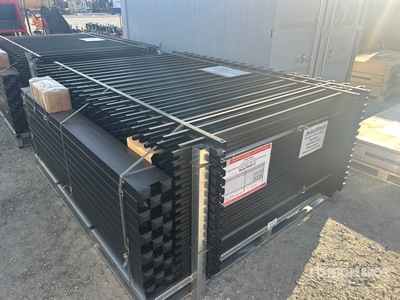 Quantity of (32) 2026 SUNTOP S0608-32 8 ft x 6 ft Powder Coated Wrought Iron Zaun (Unused)