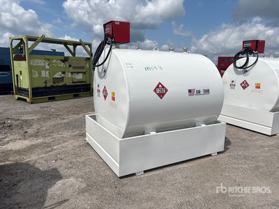 2026 AM Tank 1000 Diesel 1000 gal Skid mounted Steel Storage and Dispensing Tank (Unused)