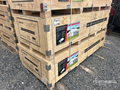 2026 SUNTOP S4036 36 ft x 40 ft Enclosed Container Shelter (Unused)
