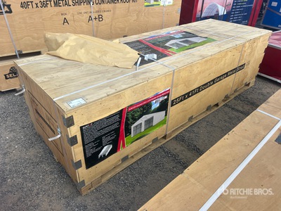 2026 SUNTOP S2541 Double Garage Metal Storage Building (Unused)