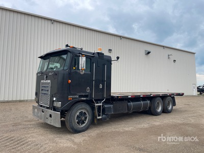 1994 Kenworth COE 6x4 Sleeper Flatbed Truck