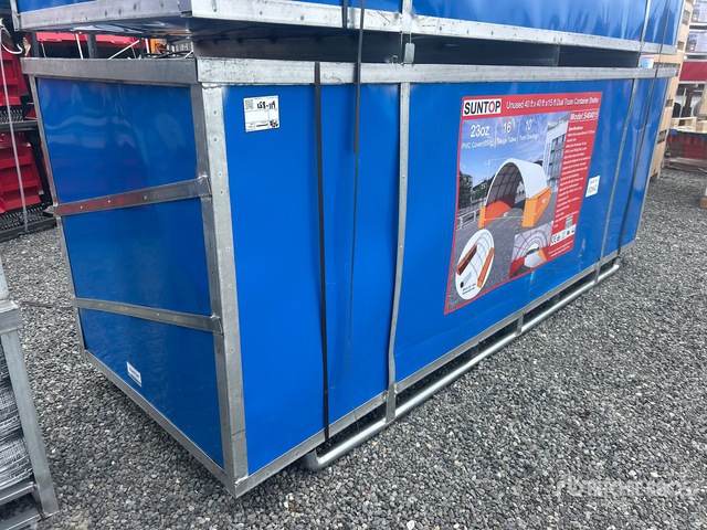 2026 SUNTOP S404015 40 ft x 40 ft Dual Truss Container Shelter (Unused)