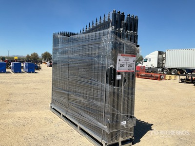Quantity of (6) 2026 SUNTOP S0720 20 ft Wrought Iron Bi-Parting Driveway Gate (Unused)