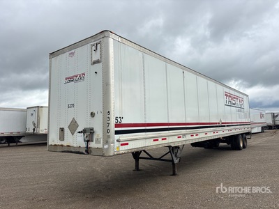 2016 Wabash DVCVHPC 53 ft x 102 in T/A Van Trailer