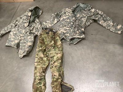 (9) Cold Weather Parkas, (5) Pairs of Wet Weather Trousers & Assorted Items