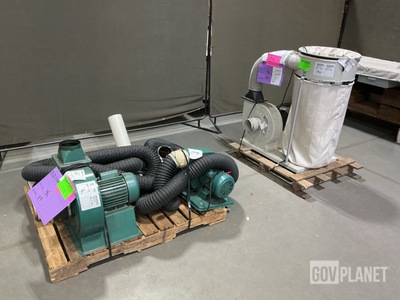 (2) Grizzly Dust Collectors & (1) Seco Dust Collector