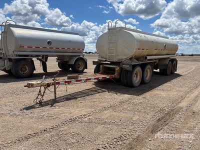 1982 Beall Quad/A Turntable Pup Tanker Trailer