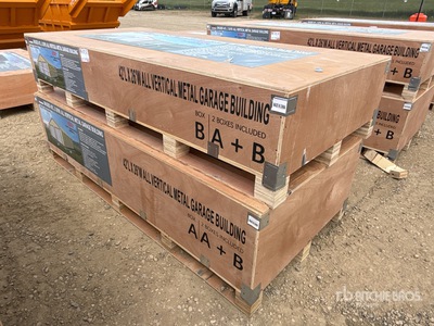2026 AGR-MS2642 42 ft x 26 ft All Vertical Metal Garage Building (Unused)
