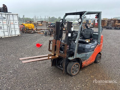 2014 Toyota 8FGCU25 5000 lb Cushion Tire Forklift
