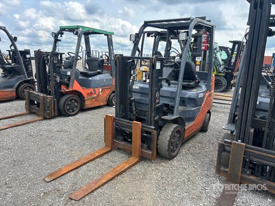 2014 Toyota 8FGCU25 5000 lb Cushion Tire Forklift