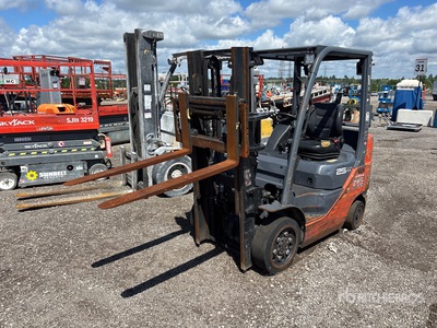 2014 Toyota 8FGCU25 5000 lb Cushion Tire Forklift