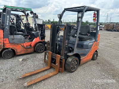 2014 Toyota 8FGCU25 5000 lb Cushion Tire Forklift