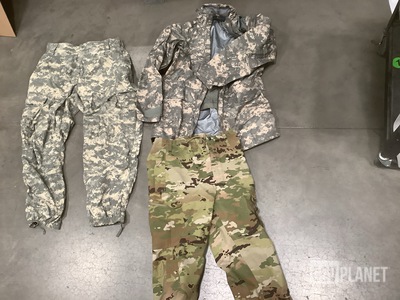 (16) Pairs of Cold Weather Trousers, (11) Cold Weather Parkas & Assorted Items