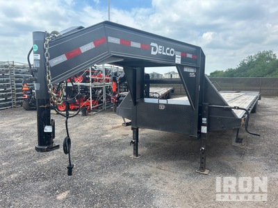 Delco FD40 40 ft T/A Gooseneck Rimorchio per attrezzatura