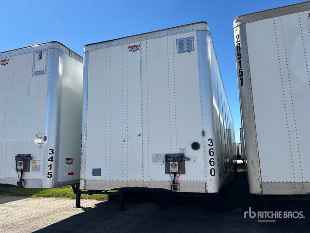 2018 Wabash DVLSHPC 53 ft x 102 in T/A Van Trailer
