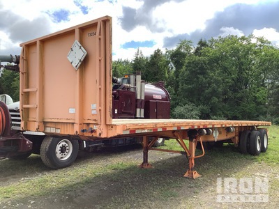 2017 Great Dane 36' Flatbed 40000 lb 37 ft T/A Flatbed Trailer