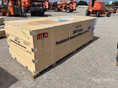 2026 MTO A500 500 ft x 6 ft Chain Link Staccionata (Unused)