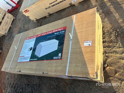 2026 MTO A1220 Single Garage Metal Shed (Unused)
