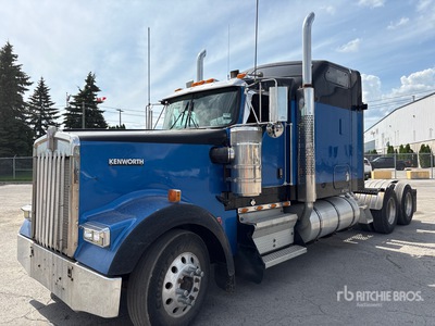 2007 Kenworth W900 6x2 Cabeza Tractora Cabina Dormitorio